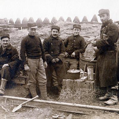 Soldaten an der Yser